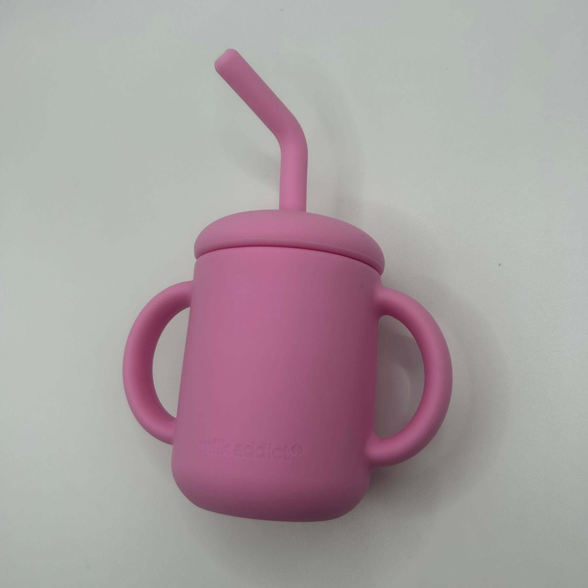 Milk Addict Silicone Handled Cup