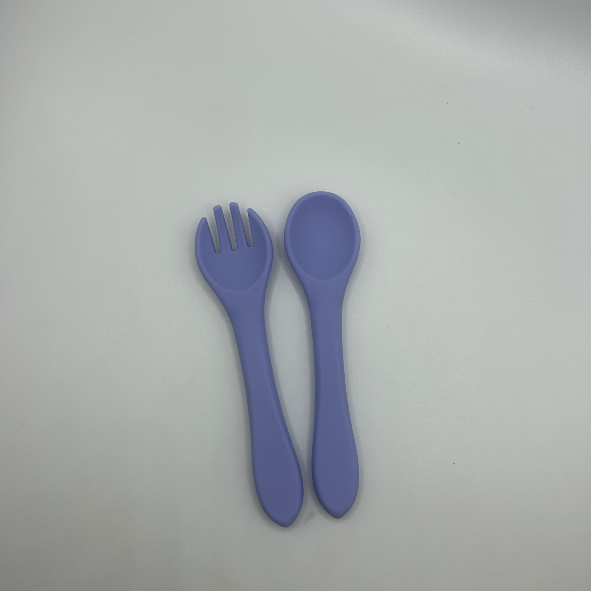Milk Addict Silicone Spoon And Fork Set