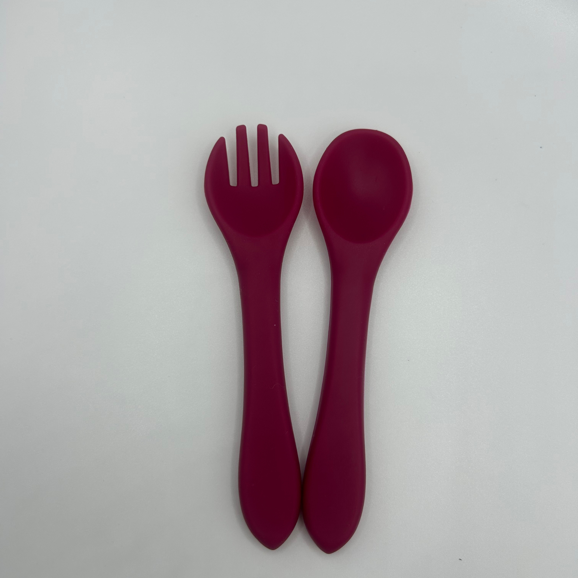 Milk Addict Silicone Spoon And Fork Set