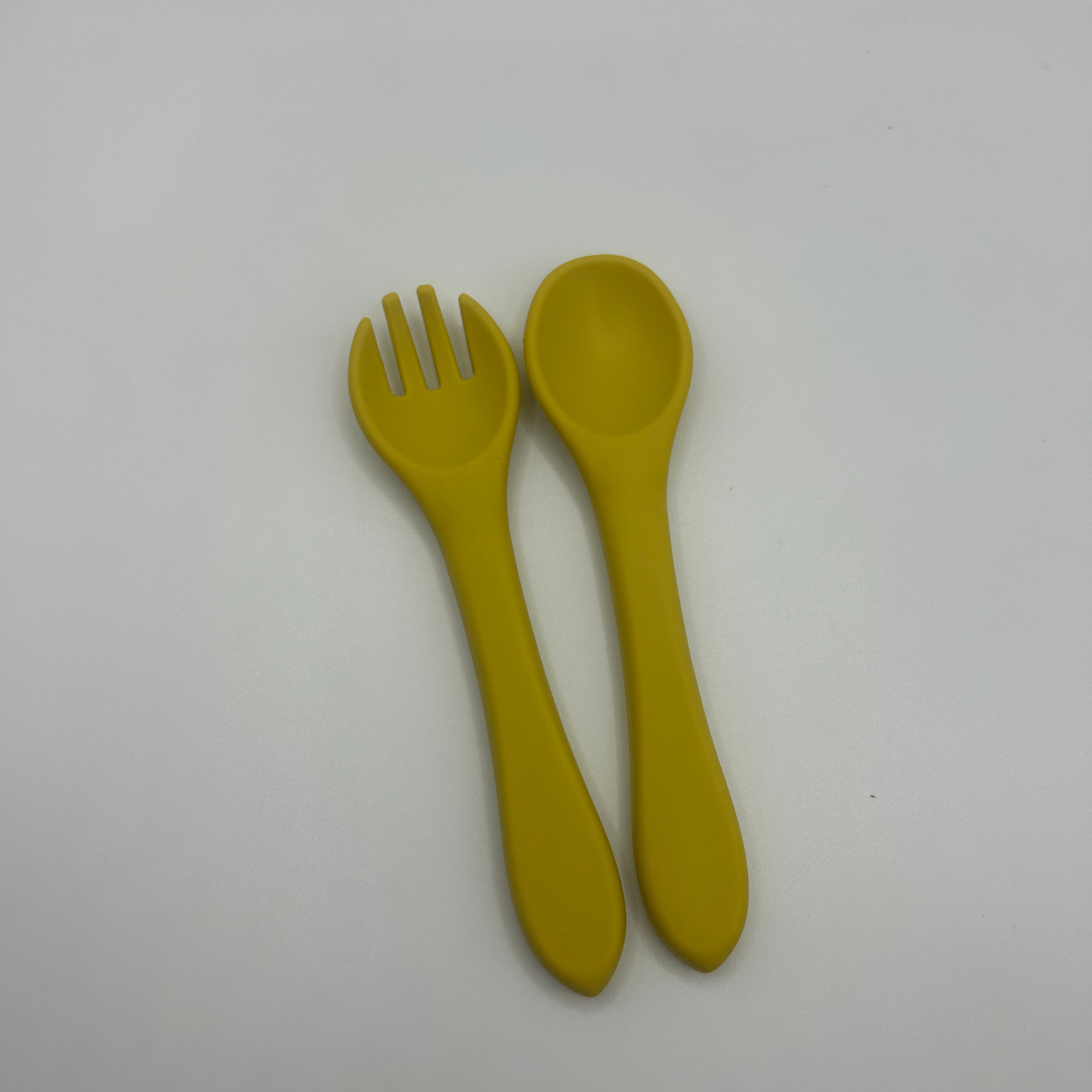 Milk Addict Silicone Spoon And Fork Set