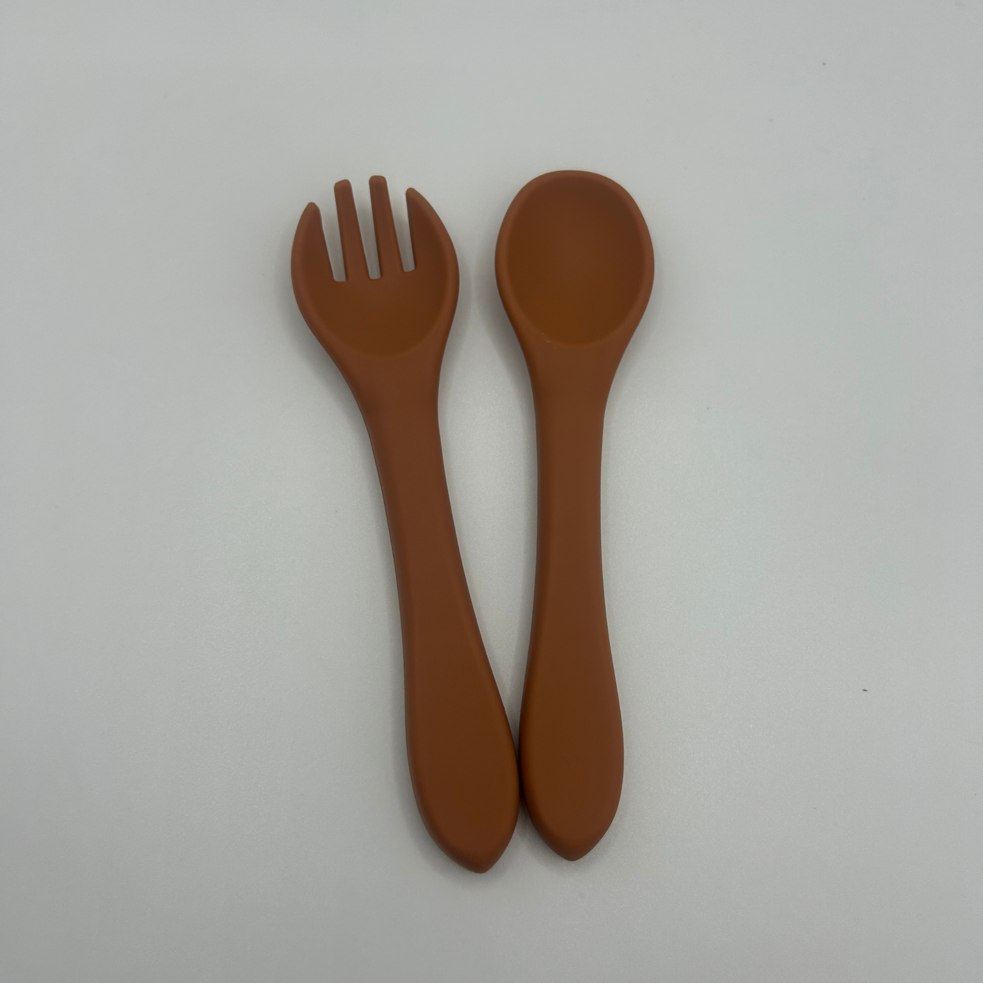 Milk Addict Silicone Spoon And Fork Set