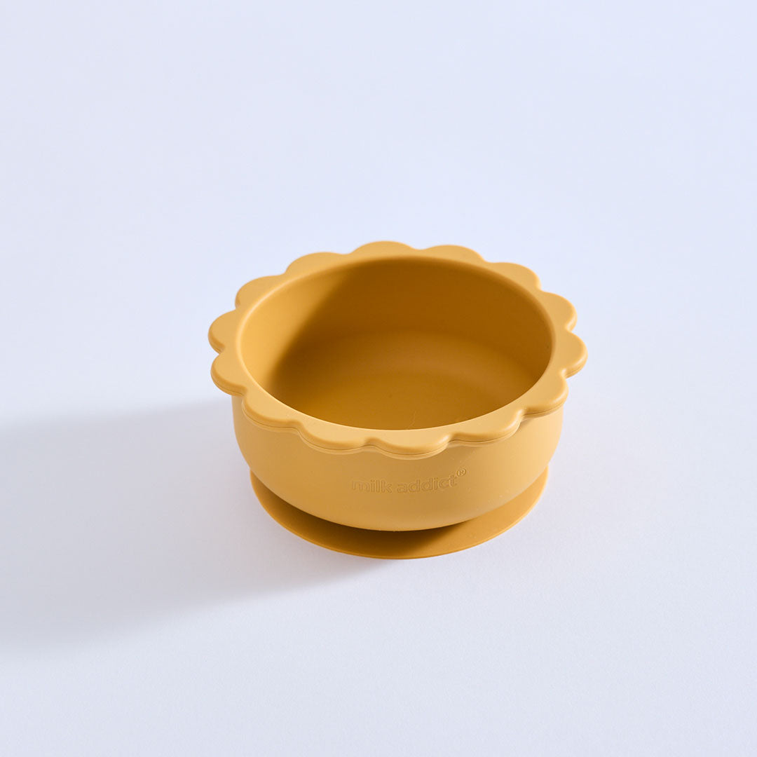 Milk Addict Silicone Lion Bowl Ochre
